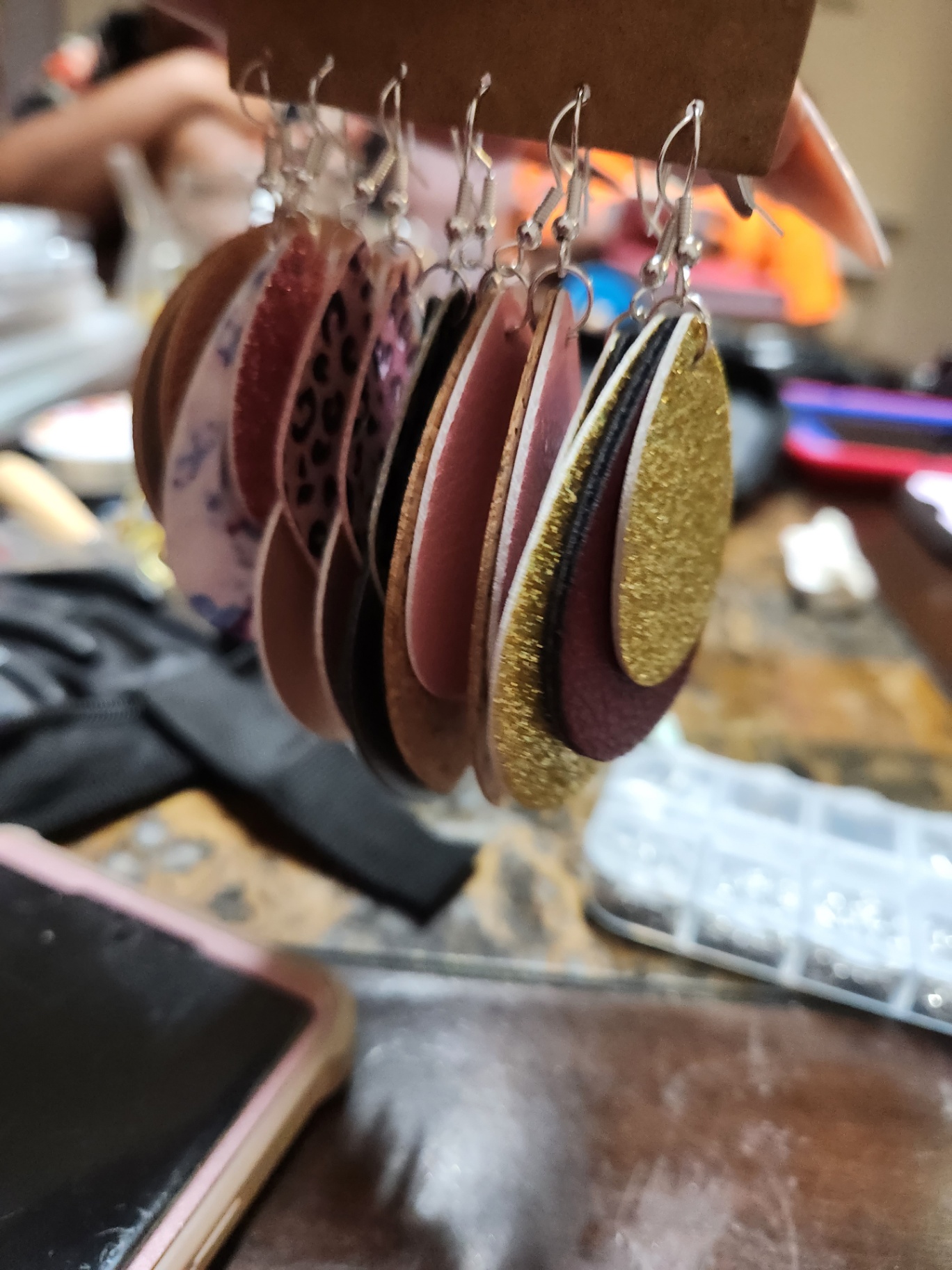 Handmade Leather Earrings
