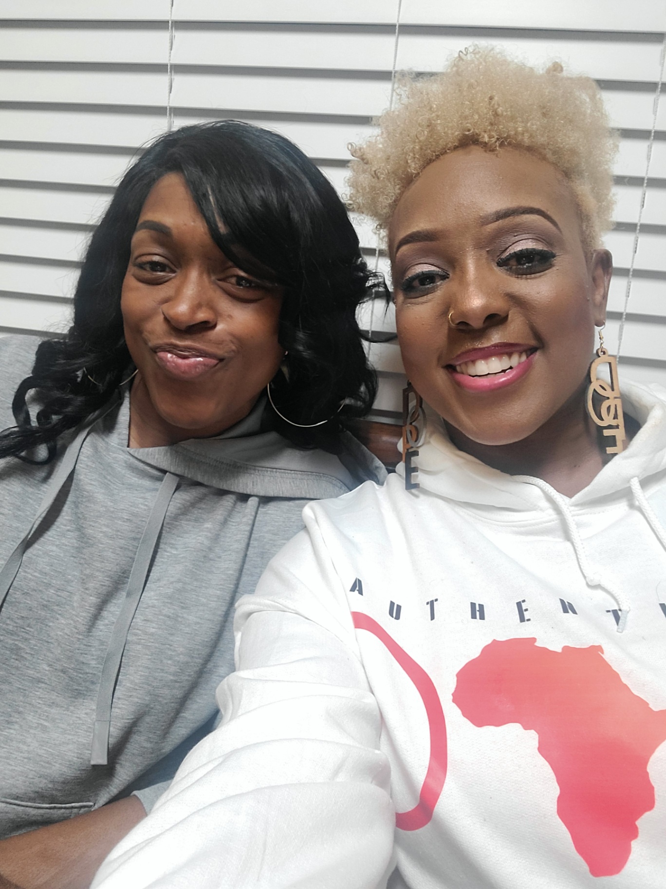 Sister to sister.